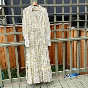 Vintage Gunne Sax Floral dress size 13/XS/S